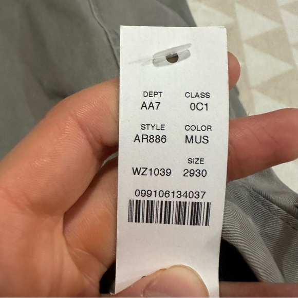 J crew 770 straight fit stretch chino pants mushroom gray 29x 30 - Picture 3 of 4